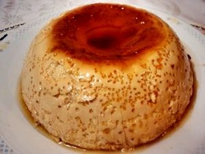 flan napolitano con queso